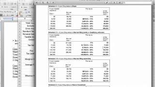 Marginal, Average, and Effective Tax Rates Problem Demonstration Video Part 1