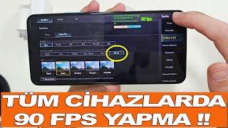 %100 TÜM CİHAZLARDA FPS ARTTIRMA!! 90 FPS YAPMA