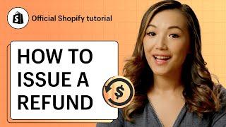 How to refund an order on Shopify || Shopify Help Center