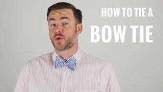How to Tie a Bow Tie | The Distilled Man