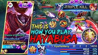 This Is How To Play Hayabusa In Mythic Rank | Mobile Legends