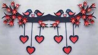 Love Bird Wall Hanging/Wallmate/Paper Wallmate/Wall Hanging/Kagojer Wallmate/Paper Craft/Craft