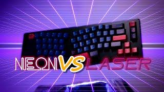 Akko Neon vs GMK Laser | Keycap Comparison