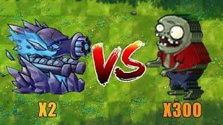 PVZ 1 Fusion Challenge!! 2 Fusion Plants VS 300 Imp - Who Will Win?