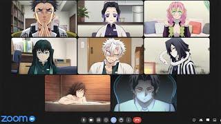 Hashira meeting online - Demon Slayer Funny Moments