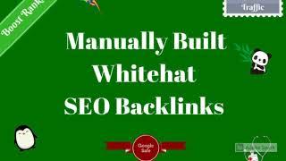 Build high quality dofollow SEO backlinks link building google top ranking