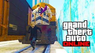 ¡RUNNERS VS TREN! - ME VA ARROLLAR EL TREN!!! - GTA ONLINE | ALKIMYSTA