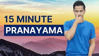 15 min Daily Pranayama | Breathing Exercises | Yoga for Beginners @YogawithNaveen