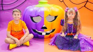 Diana and Roma Purple VS Orange Challenge