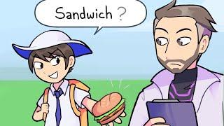 Sandwich evaluation (Pokémon Scarlet Violet comic)