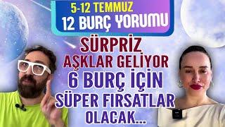 5-12 TEMMUZ 12 BURÇ YORUMU! O BURÇLARA SÜRPRİZ AŞKLAR GELİYOR! 6 BURÇ İÇİN SÜPER FIRSATLAR OLACAK!