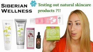 Switching To Natural Skin Care : Siberian Wellness All Natural, Cruelty Free Products Tested :)