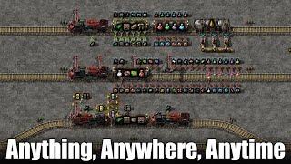 Supply Trains: Basic, Cursed and Optimized. (Feat. Personal Logistics Trains) -Factorio 2.0