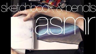 Sketchbook and Pencils ASMR w/ extra triggers