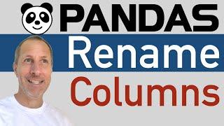 Python Pandas - How to Change COLUMN NAMES or Rename cols in DataFrame