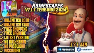 Homescapes Mod Apk Terbaru 2024 7.1.7 || No Password