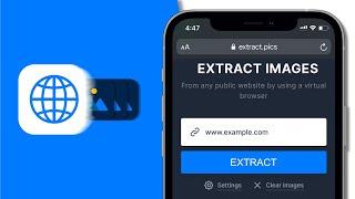 How To Extract Images From Website Online On iPhone iOS 15