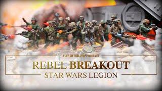 Star Wars Legion: Cassian Andor's Rebels vs Empire Garrison