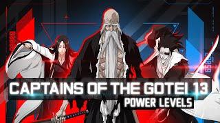 Captains of the Gotei 13 - Bleach [POWER LEVELS] [60FPS] [SPOILERS]