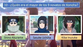 ¡EXAMEN! 10 preguntas SÓLO para verdaderos fanáticos de NARUTO | ReloadVE