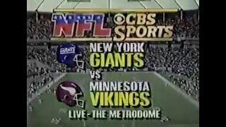 1986 Week 11 - Giants vs. Vikings