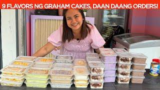 Graham Cakes in 9 Flavors, Daan daang orders ang nakukuha, 50k na PART TIME PALANG!