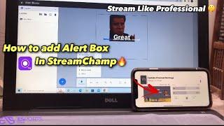 How to Add Alert Box on Stream Champ App | Stream Like a Professional