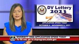 10/06/2021 | 3 HMONG TV NEWSBRIEF | Application for DV2023 (Diversity Visa) opens today.