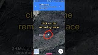 Remove or close any place from google map
