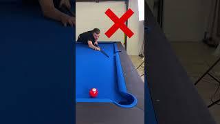 Never miss pool shots again with this simple aiming trick  #billiards #8ballpool #tricks