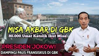 Wow !! alasan Jokowi Ingin rayakan Misa Bersama Paus Fransiskus Di GBK