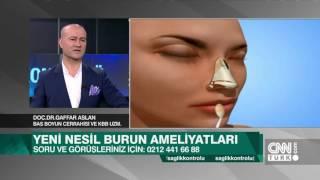 DOÇ.DR.GAFFAR ASLAN, RİNOPLASTİ, LEYLA ATAMAN, SAĞLIK KONTROLÜ,