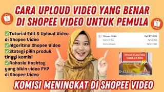 PEMULA WAJIB TAU ‼️Cara Uploud Video Yang Benar di SHOPEE VIDEO