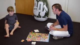 Play Therapy Session working on Feelings with Candy Land Game