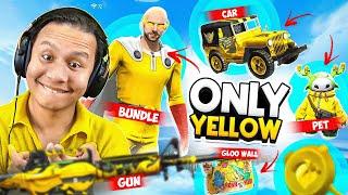 Free Fire  But it’s Only Yellow Challenge in Solo Vs Squad  Tonde Gamer - Free Fire Max