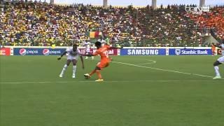 Wilfried Bony elástico vs Mali - HD