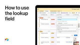 How to use the lookup field in Airtable