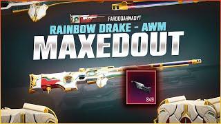 RAINBOW DRAKE AWM Maxed with 850 Materials |  PUBG MOBILE