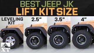 Jeep Wrangler JK Leveling Kit vs 2.5" vs 3.5" vs 4" - How To Select The Best Jeep Lift Kit