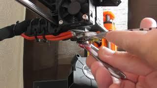 Prusa i3 MK3S 3D printer. replacement of the 0.4 nozzle, the easy way.