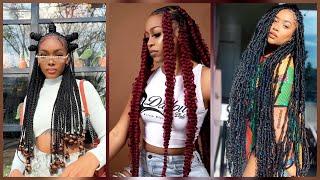 TikTok Protective Style Compilations | DIY Locs, Braids, Twists and Cornrows