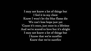 John Legend - Surefire - Lyrics