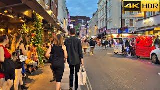 A Summer Evening Walk in London | Exploring the West End and Central London Walk [4K HDR]