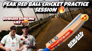 Peak RED BALL cricket practice session||Fast bowlers are bowling like Pat Cummins & Scot bolland