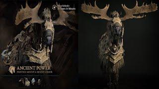 Horse Armor Set Ancient Power! | Diablo 4 Cosmetic Showcase!