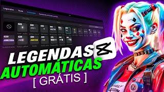 Legendas Dinâmicas e Automáticas Grátis no Capcut PC passo a passo