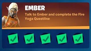 Fortnite Complete 'Ember' Challenges Guide - How to Complete the Fire Yoga Questline