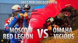 Moscow Red Legion vs. Omaha Vicious - 2012 PSP Chicago Open - Paintball Match