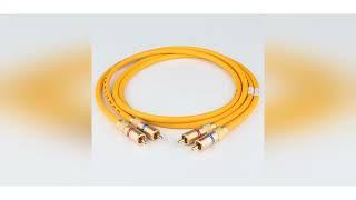 1 par de cables de Audio Van Den Hul M.C D-102 MK III con Cable RCA a RCA VDH chapado en oro (Cabl