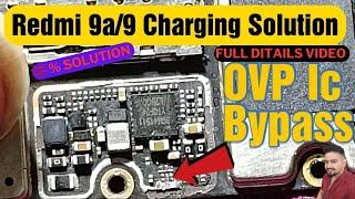 redmi 9a charging problem | Redmi 9A चार्जिंग ओवीपी ic कैसे बाईपास करे | Mi 9a Charging Problem